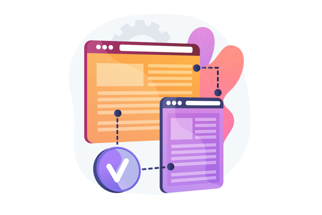 mobile app and web app