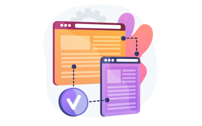 mobile app and web app